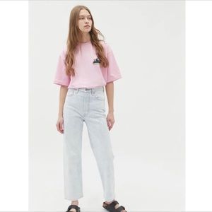 Levi’s 501 high rise straight leg jeans